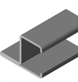 Murtfeldt acélprofil C-profil, C-14h rozsdamentes 2000 mm (2 m-es szálakban)