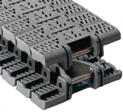 Rexnord FGM 1040 PSX kanyarodó (Magnetflex) sz.lánc, Flush Grid, sz.: 84mm, PSX (acetál), szürke (cikkszám: 10604586)