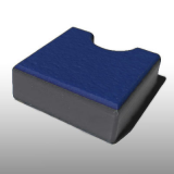 PE300UV-STC kék-szürke-kék 15 x 1500 x 3000 mm - PE-HD (nagy sűr. polietilén), UV-álló, strukturált, 3 rét. műanyag tábla