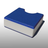PE300UV-STC kék-fehér-kék 15 x 1220 x 2440 mm - PE-HD (nagy sűr. polietilén), UV-álló, strukturált f., 3 rétegű műanyag tábla