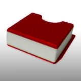 PE300UV-STC piros-fehér-piros 12 x 1220 x 2440 mm - PE-HD (nagy sűr. polietilén), UV-álló, strukturált, 3 rét. műanyag tábla