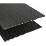 Rexnord GLA7005-9IN egyenesen futó modulheveder, szélessége: 228,6mm, fekete GLA anyagból (kód: 10816299, cikkszám: 10816299)