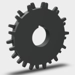 Rexnord KU1255-13T_40MM_1KW_PA kerék