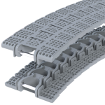 RegalRexnord NGE1144FLTM-3.3IN műanyag szállítólánc