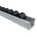 Interroll floway görgősléc, hossza: 2 méter, osztás: 28mm, fekete