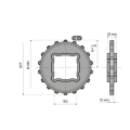 System Plast 2253-18S60M-D kerék