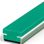 Láncvezető  CF, Hc=20 mm, H=18 mm  C4, PE-UHMW (ultranagy molekulájú polietilén) orig. zöld anyag