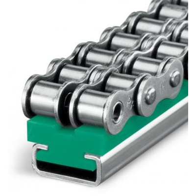 Láncvezető CT-Duplex, 16B-2 1´x17mm C9 (2 m-es szálakban), PE-UHMW (ultranagy molekulájú poliet Láncvezető CT-Duplex, 16B-2 1´x17mm C9 (2 m-es szálakban), PE-UHMW (ultranagy molekulájú poliet