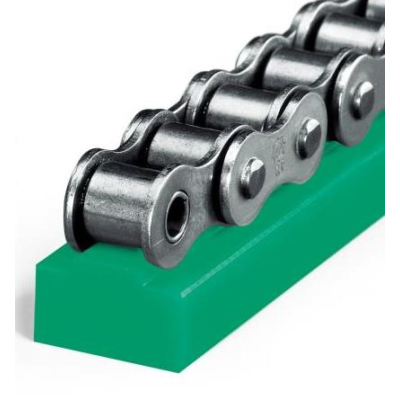 Láncvezető T, 10B-1 5/8x3/8´, H=20 mm (2 m-es szálakban), PE-UHMW (ultranagy molekulájú polieti Láncvezető T, 10B-1 5/8x3/8´, H=20 mm (2 m-es szálakban), PE-UHMW (ultranagy molekulájú polieti