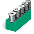 Láncvezető U, 28B-1   1 3/4´x31mm (2 m-es szálakban), PE-UHMW (ultranagy molekulájú polietilén) r