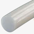 8 mm fehér körszíj, sima