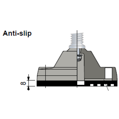 Rexnord ANTI SLIP 169-170 támasztó alkatrész Rexnord ANTI SLIP 169-170 támasztó alkatrész