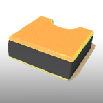 PE300UV barna  12 x 1500 x 3000 mm  -  PE-HD, UV-álló, strukt. műa.