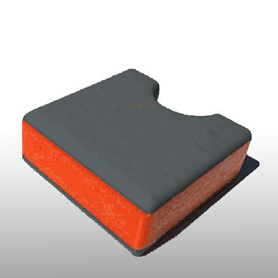 PE300UV szürke-sárga-szürke  19 x 1500 x 3000 mm  -  PE-HD, UV-álló, strukt., 3 rétegű műa.