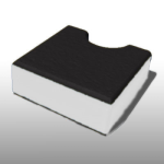 PE300UV fekete-fehér-fekete  15 x 1500 x 3000 mm  -  PE-HD, UV-álló, strukt., 3 rétegű műa.