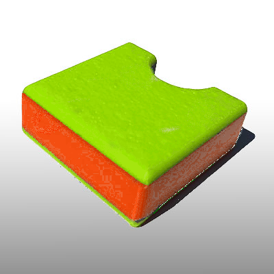 PE300UV zöld-narancssárga-zöld 15 x 1220 x 2440 mm - PE-HD, UV-álló, strukt., 3 rétegű műa. PE300UV zöld-narancssárga-zöld 15 x 1220 x 2440 mm - PE-HD, UV-álló, strukt., 3 rétegű műa.