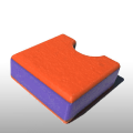 PE300UV narancssárga-lila-n.  15 x 1220 x 2440 mm  -  PE-HD, UV-álló, strukt., 3 rétegű műa.