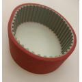 T10 530 25 mm Megadyne PU acélszálas+ 8 mm linatex bevonat végtelenített fogazott szíj
