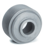 100 PL/6 Hosszbordás szíjtárcsa, (1610) szorítóbetétes kivitel