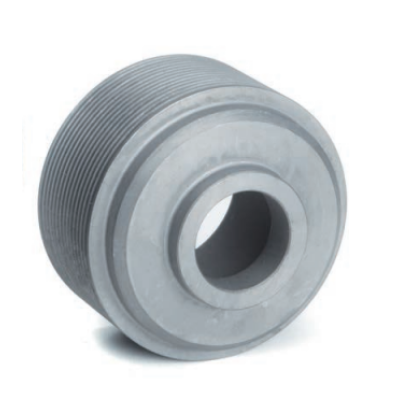 100 PL/6 Hosszbordás szíjtárcsa, (1610) szorítóbetétes kivitel