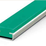 Láncvezető  CF, Hc=20 mm, H=18 mm  C4, PE-UHMW (ultranagy molekulájú polietilén) orig. zöld anyag