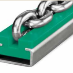 Láncvezető CRU, 10 mm szemesláncokhoz (2 m-es szálakban), PE-UHMW (ultranagy molekulájú polietilé