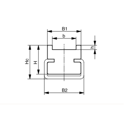 Láncvezető CTU, láncméret: 08B (2 m-es szálakban), PE-UHMW (ultranagy molekulájú polietilén) reg. Láncvezető CTU, láncméret: 08B (2 m-es szálakban), PE-UHMW (ultranagy molekulájú polietilén) reg.