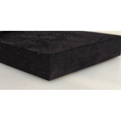 szivacs fekete  30 x 1000 x 2000 mm  -  ipari szivacs műanyag tábla