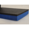szivacs fekete 5mm / kék 55mm  60 x 1000 x 2000 mm  -  ipari szivacs, 2 rétegű műanyag tábla