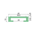 System Plast VG-P330M-G-10 csúszóprofil