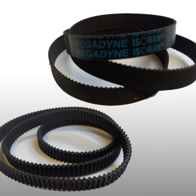 Gumi fogazott szíjak tömlőben